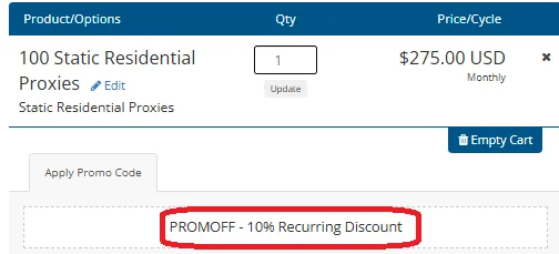 Proxy Hub coupon
