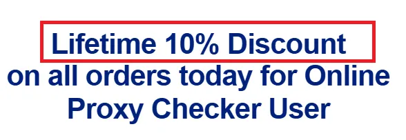 Proxy Hub 10% off offer